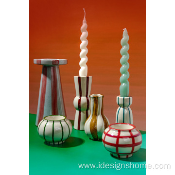 Colorful Candle Holder Set